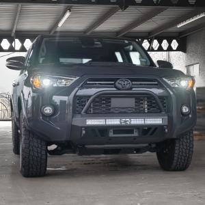 Toyota 4Runner Stealth Bumper - Cali Raised LED - Bull Bar / 32In Led Bar Spot - `14-`24